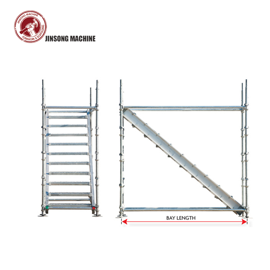 Standard Ringlock Steel Stairs Ladder Scaffolding Accessories