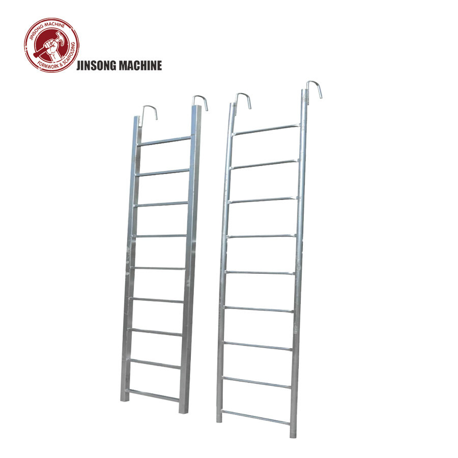 Q235 Galvanized Ladder Scaffolding Parts 3m Monkey Ladder for Frame