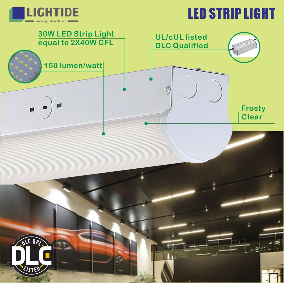 Linear LED Strip Low Bay LightLSA series 40w