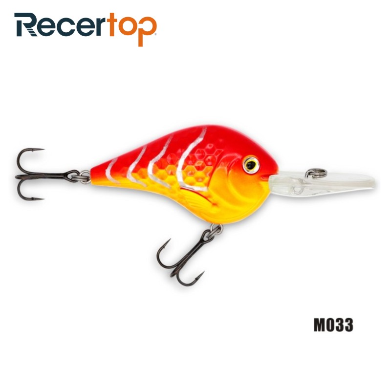 Recertop Long Bill Diamond Holographic Scale Deep water Fishing Lure
