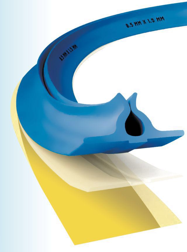 Standard type PVC creasing matrix for die cutting and printing