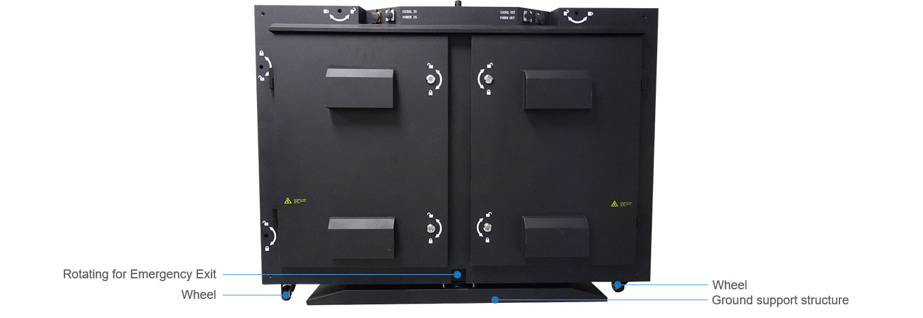 easy installation HD P8 outdoor LED display for soccer stadium