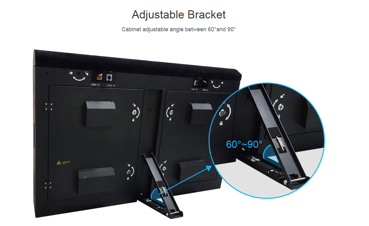 easy installation HD P8 outdoor LED display for soccer stadium