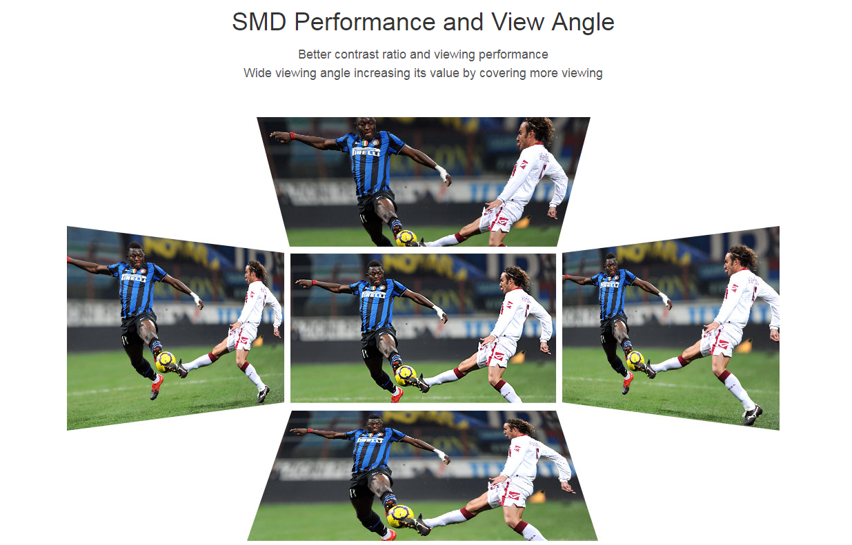 easy installation HD P8 outdoor LED display for soccer stadium