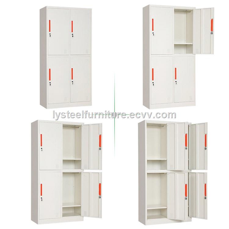 High Quality 4 Door Steel Wardrobe Locker