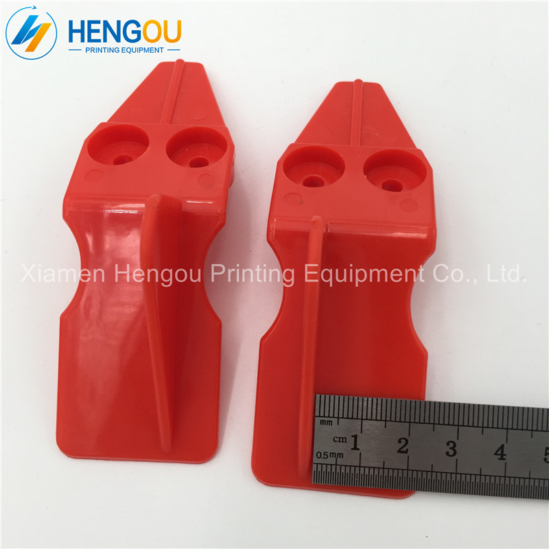 20 pairs 40 pieces Plastics Finger for Muller Martini machine 02351157 02351158 red finger parts