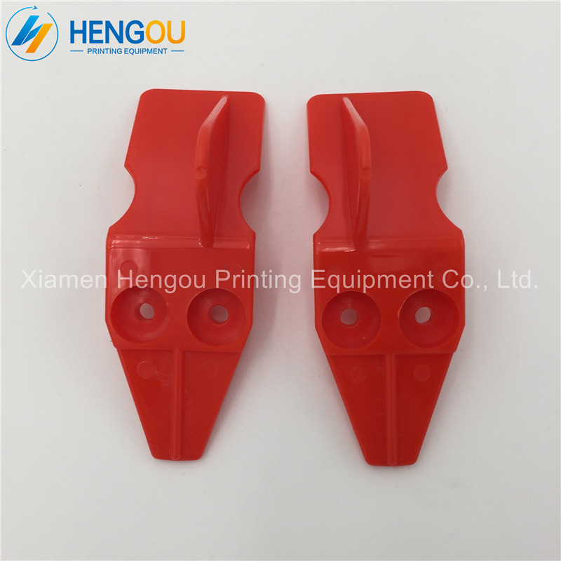 20 pairs 40 pieces Plastics Finger for Muller Martini machine 02351157 02351158 red finger parts