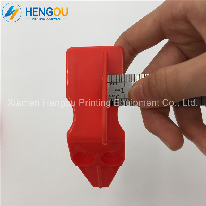 20 pairs 40 pieces Plastics Finger for Muller Martini machine 02351157 02351158 red finger parts