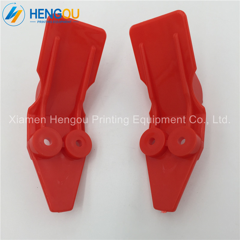 20 pairs 40 pieces Plastics Finger for Muller Martini machine 02351157 02351158 red finger parts