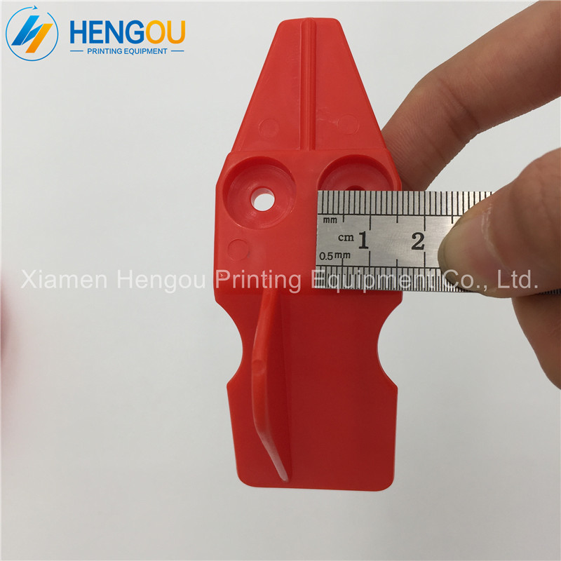 20 pairs 40 pieces Plastics Finger for Muller Martini machine 02351157 02351158 red finger parts