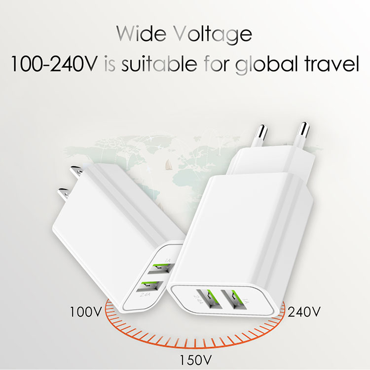 Dual USB Charger Adapter 34A Mobile Phone Charger