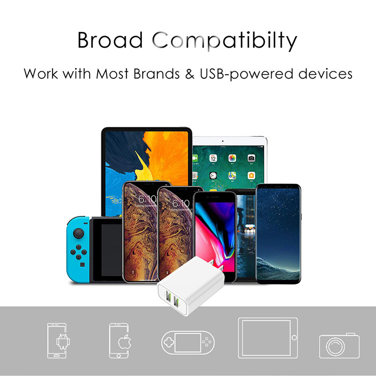Dual USB Charger Adapter 34A Mobile Phone Charger