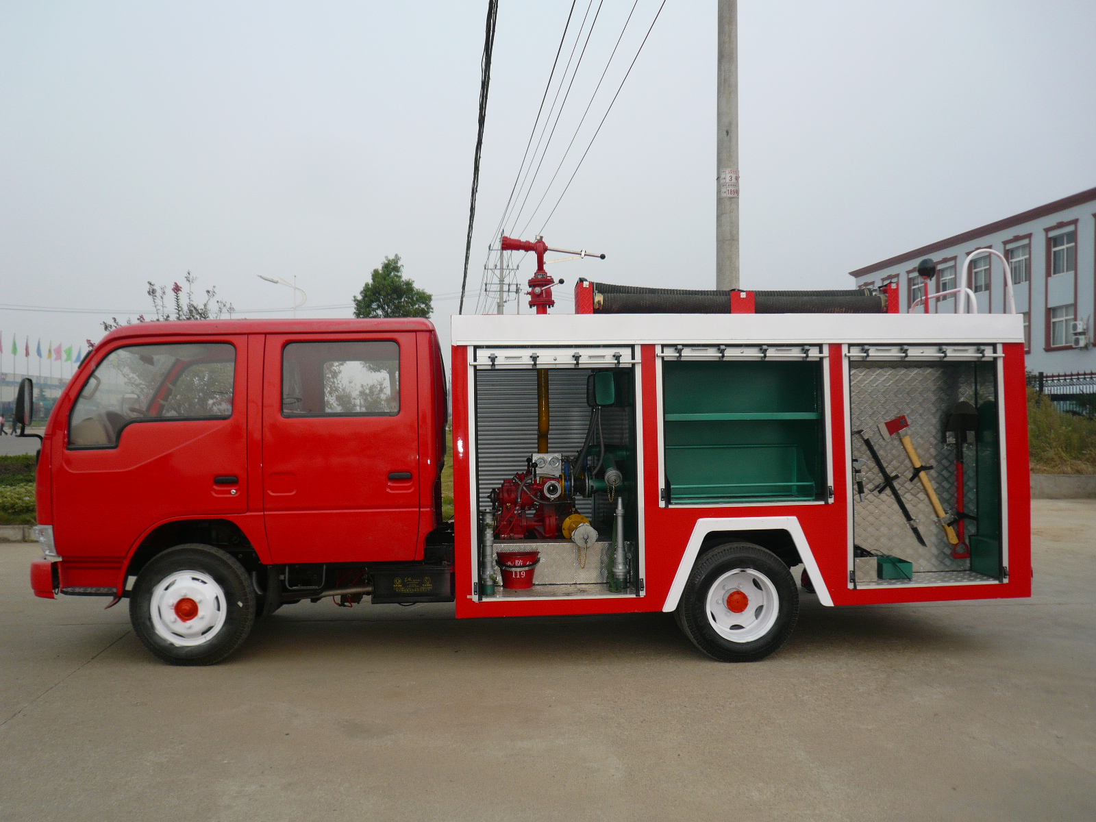 Water Tank Fire Fighting Truck Dongfeng 25T35TWater Tank Small Firefighter Truck