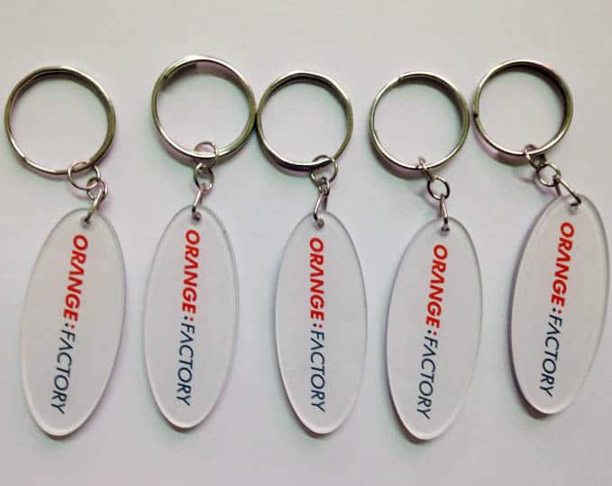 sell keychains printed company logo with the cheapest price in the market