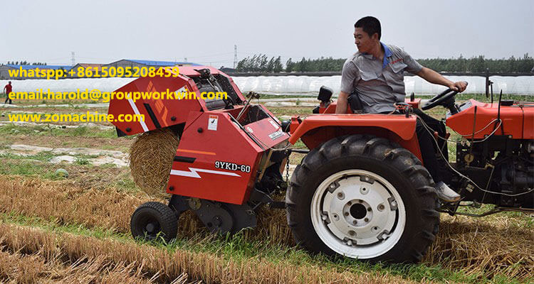 Round hay baler machine for sale