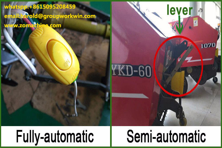 Round hay baler machine for sale