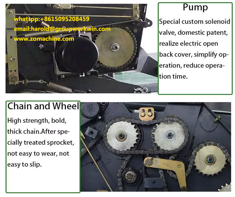 Round hay baler machine for sale