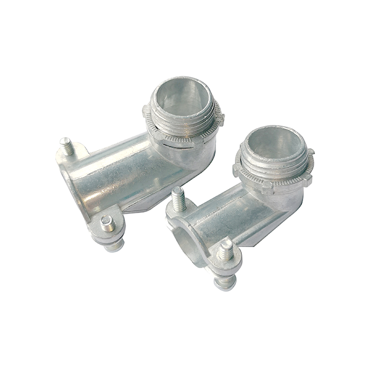 90 Degree Angle Connector For Flexible Conduit