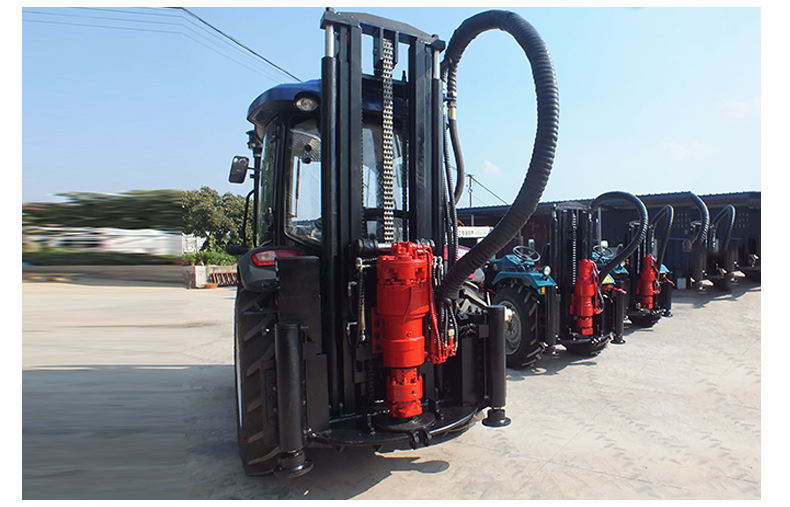 Manufacturers supply tractor pneumatic wells drilling rig