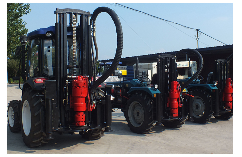 Manufacturers supply tractor pneumatic wells drilling rig