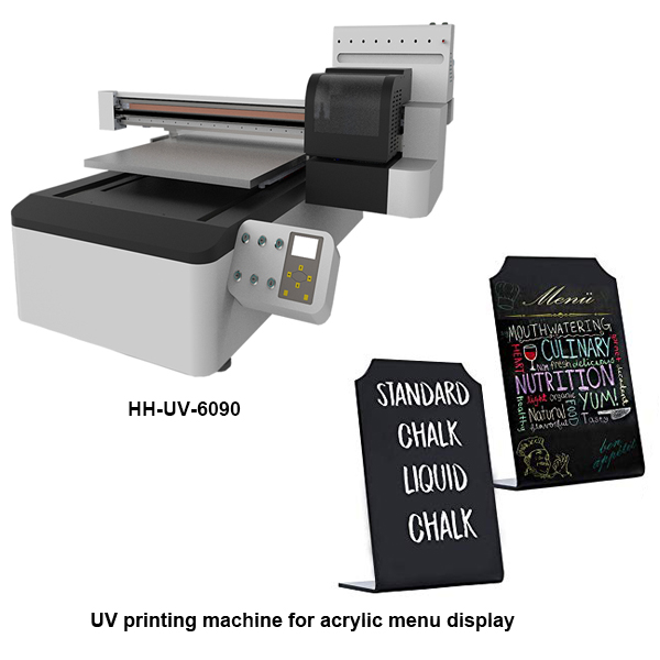 UV Printing Machine for Acrylic Menu Display