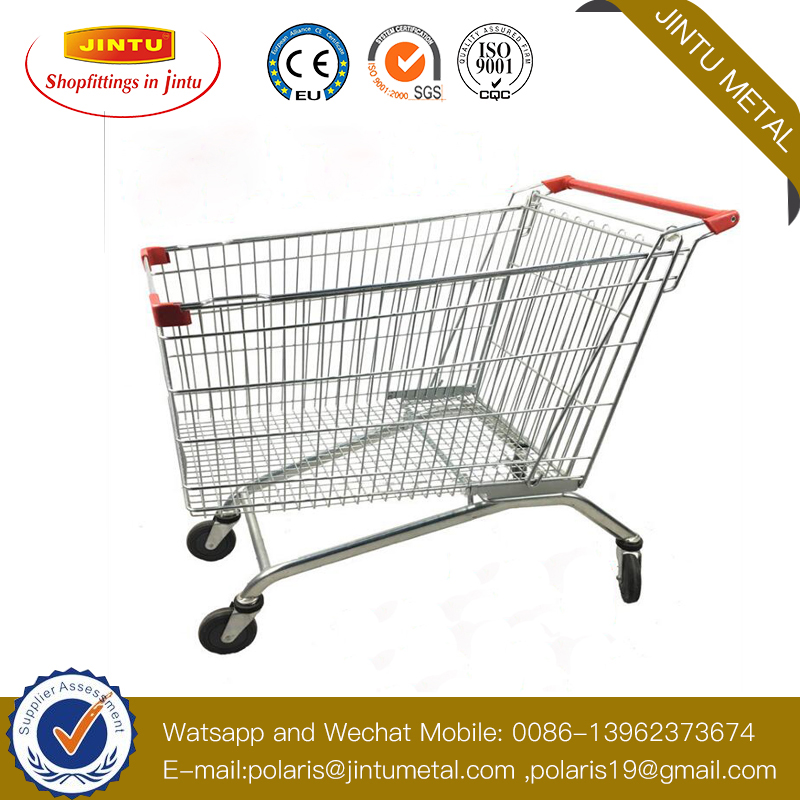 Metal Store Supermarket Shopping Trolley Cart