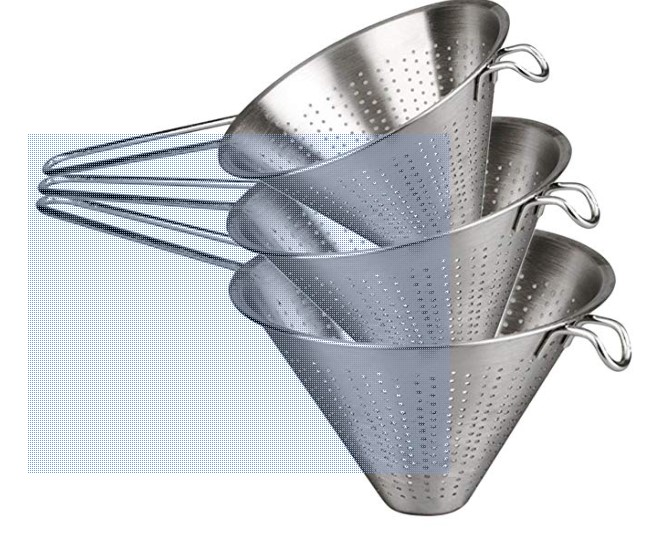 KitchenCraft Stainless Steel China Cap Conical Strainer 125 cm 5