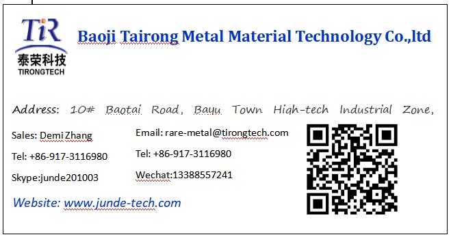 9999 titanium rod bar price for hot sale
