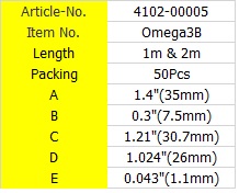 Tittrick 1435mm standard Aluminum slotted electrical steel din rail