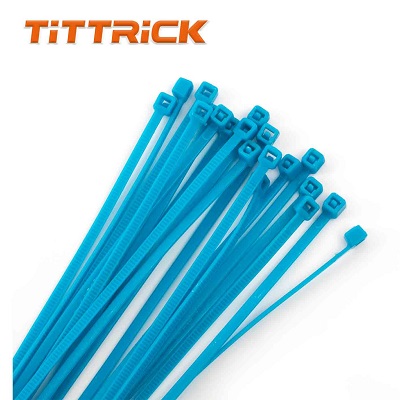 Tittrick 300mm Multi Color Selflocking Flexible plastic Cable Ties Nylon 66 Zip cable tie