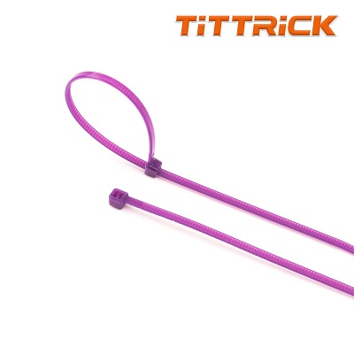 Tittrick 300mm Multi Color Selflocking Flexible plastic Cable Ties Nylon 66 Zip cable tie