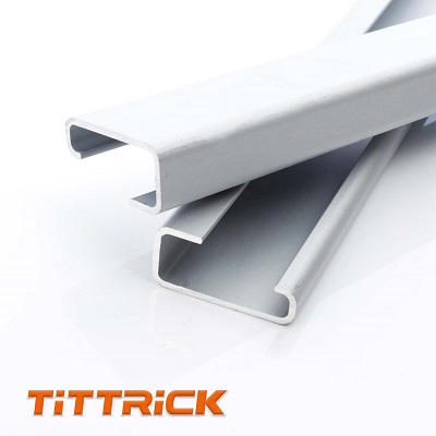 Tittrick 3215mm standard enclosure aluminum din rail with zinc plating without slotted