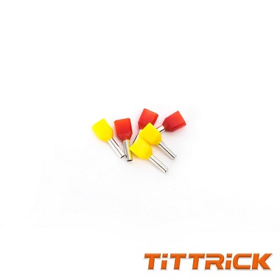 Twin Cord End Terminal Wire Crimp Connector Insulated Ferrule 1000 PCS Per Pack