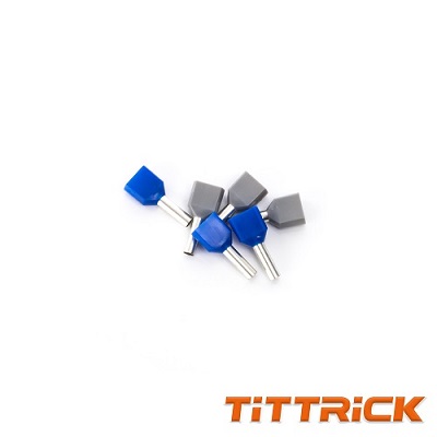 Twin Cord End Terminal Wire Crimp Connector Insulated Ferrule 1000 PCS Per Pack