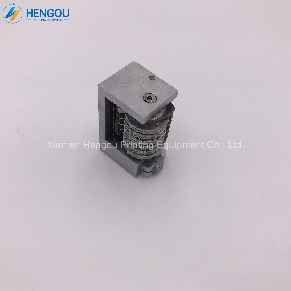 1 Piece 6 digits 4x8 backward full steel numbering machine Gothic Font jump mode 543210