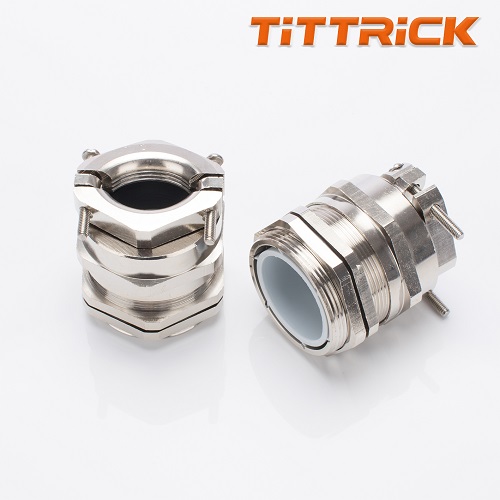 Tittrick Metal Flexible Conduit Cable Gland Double Lock