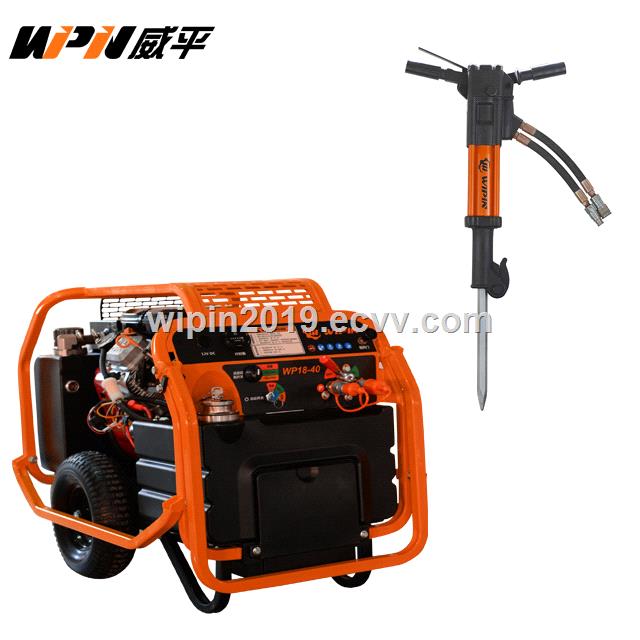 18kg portable hydraulic concrete stone breaker