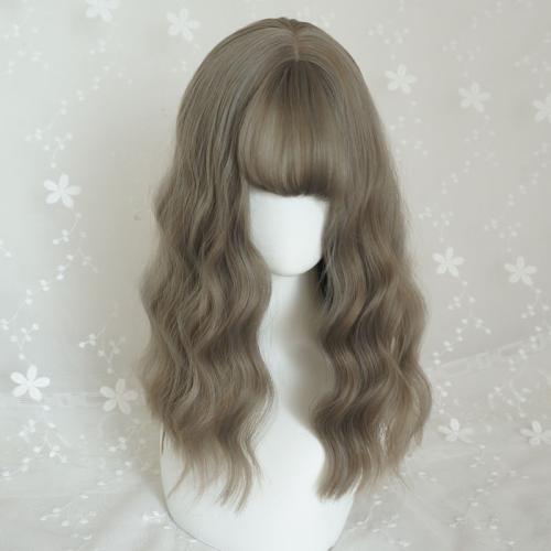 Fashion Hair Weft Baggage special wig fashion shorthaired girls fluffy and sloping bangs bobobo head shave real wave he