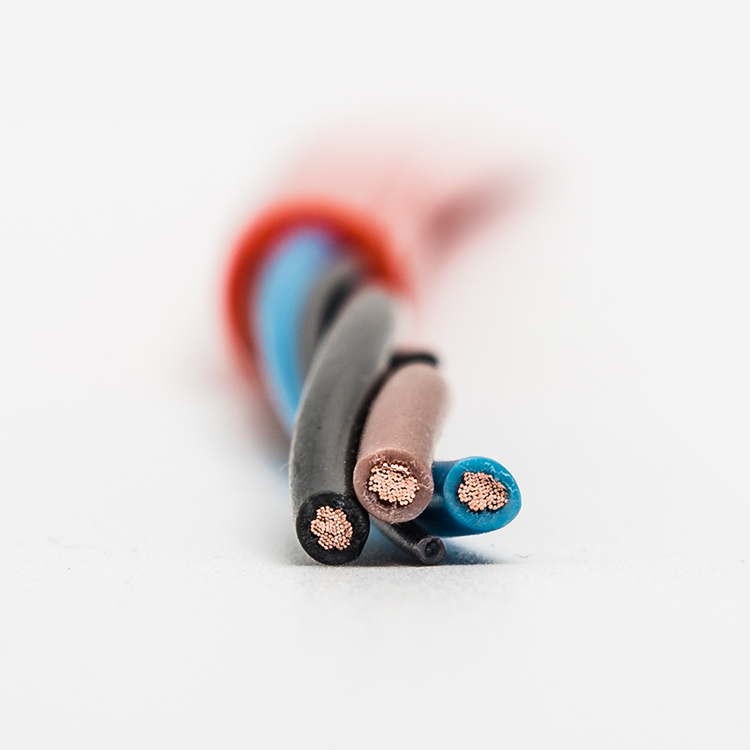 Flexible control round PVC cable