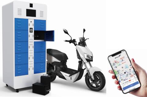 Intelligent Lithium Battery Charging Swapping Cabinet For Electric Scooter