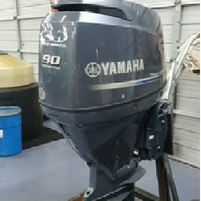 Used Yamaha 90 HP 4Stroke Outboard Motor