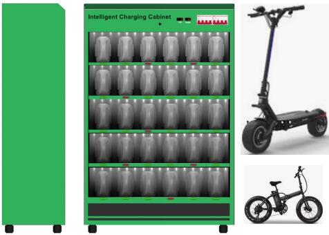 36V 48V 60V Lithium Battery Intelligent Charging Cabinet