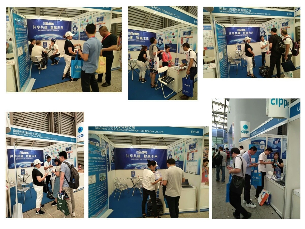 IP68 ATEX and IECEx Security Camera Casing Explosion proof CCTV Camera Casing With IR Wiper