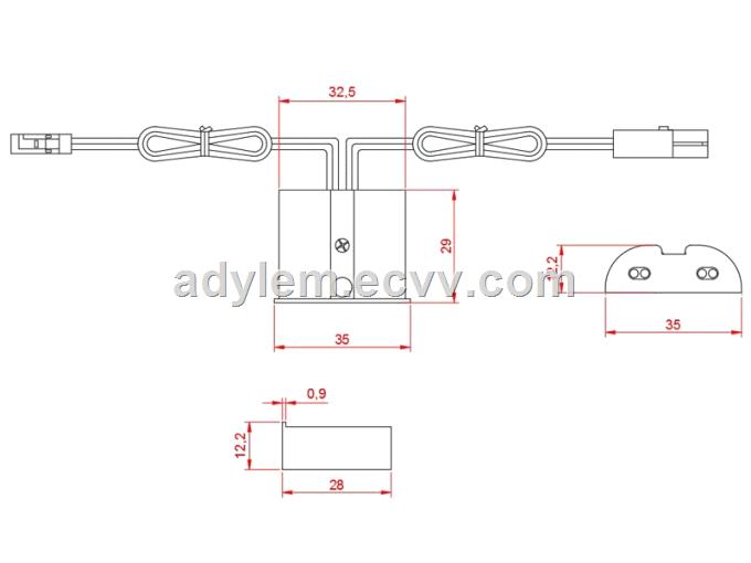 Infrared Double Door Sensor Switch For 12VDC Input LED Lamp