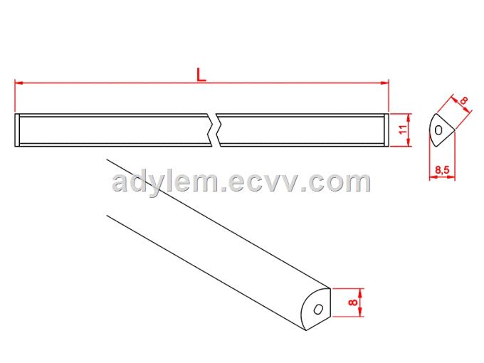 8mm Mini Corner LED Strip Light for Hidden Lighting