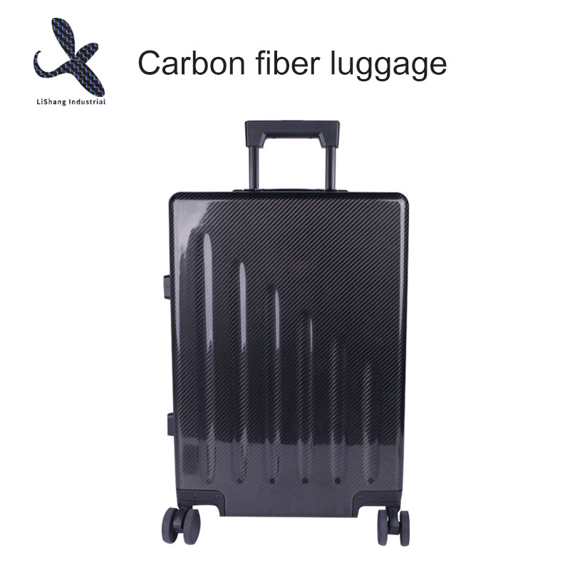 Carbon Fiber Business Trolley Bag Travelling Luggage Suitcase Tripper