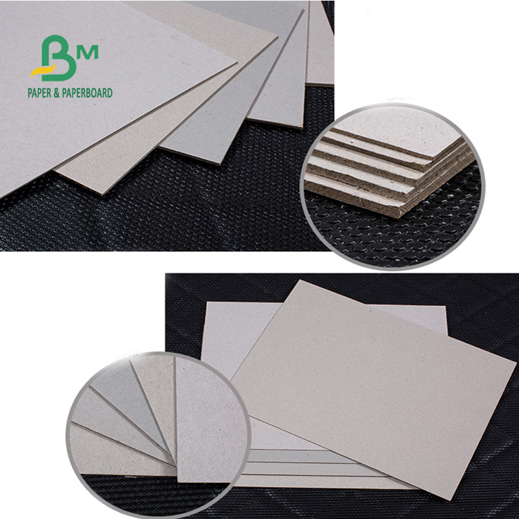 Recycled 24mm Grade AA Grey Chipboard For Packing Boxes