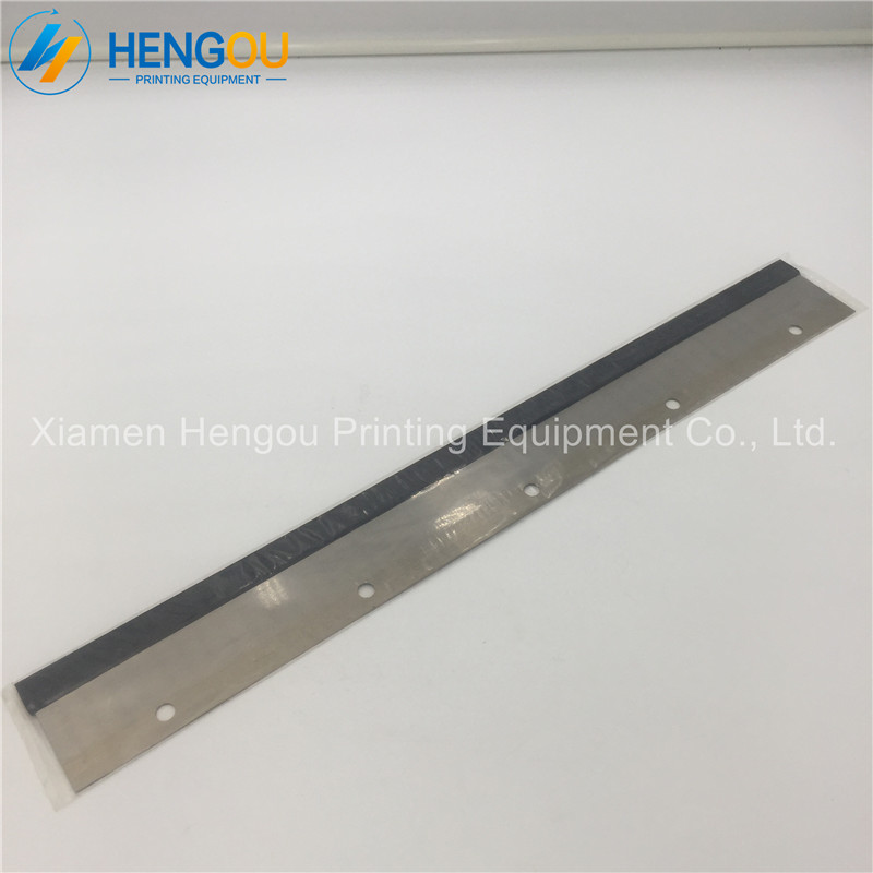 10 Pieces Heidelberg Printing cleaning sheet 500x60x05mm 5 holes Wash up Blade for GTO46 machine 42010180