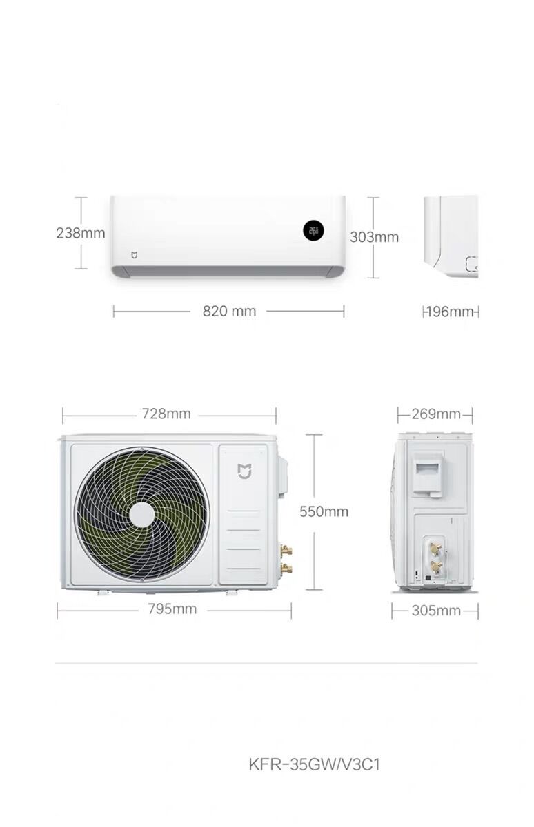 Household wallmounted air conditioning