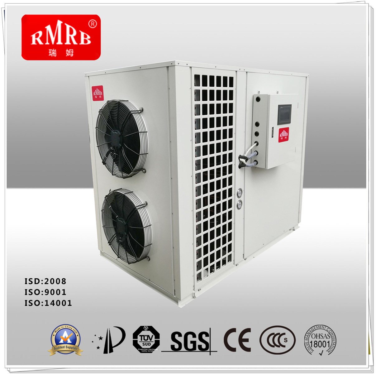 House Use Split Type Air Source Heat Pump Water Heater High Efficiency Heating Supply